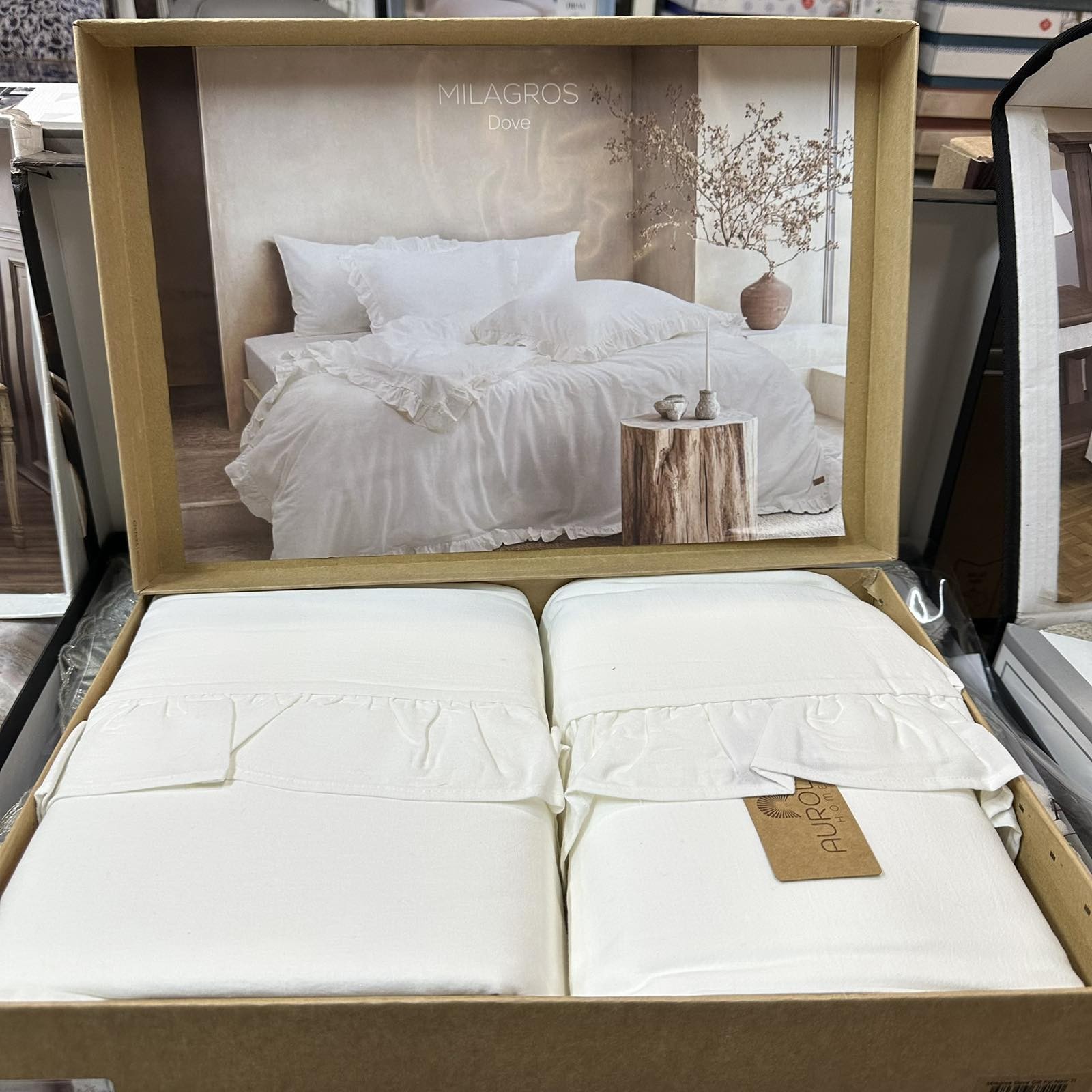View of the bedding set from another angle
