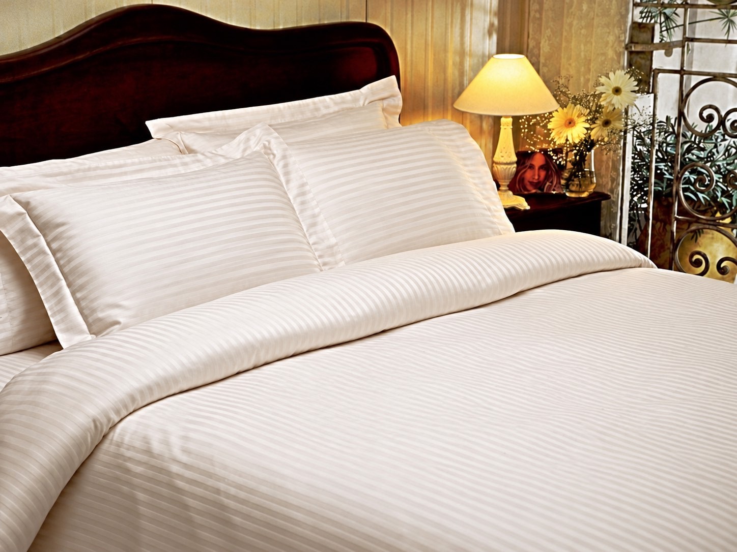 Bed sheets Tivolyo Home Jacquard Stripe