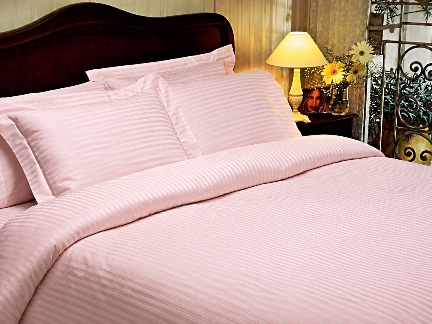 Постільна білизна Tivolyo Home Jacquard Stripe tek