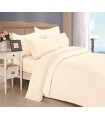 Sateen bedding set with lace, TF B 0012 N