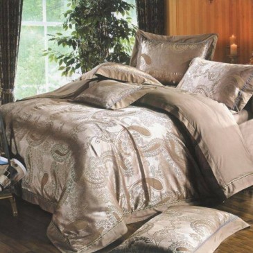 Jacquard bedding set with lace, Gyumri BV J 0003