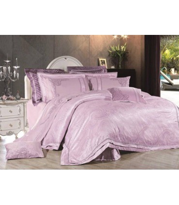 Jacquard bedding set with lace, Medici BV J 0001
