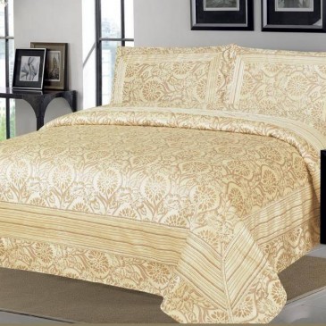Velor bedspread with pillowcases Sonata