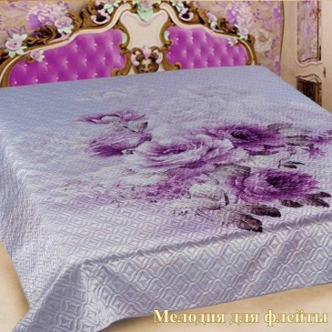 Satin bedspread Melody for flute