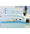 Arya bedding set childrens satin with My Baby embroidery