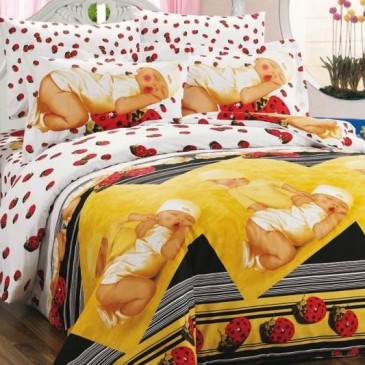 ARYA Baby Face printed bedding set for children