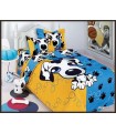 ARYA Printed Kids Puppy Blue Bedding Set - Blue