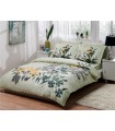 Bed sheets Tac deluxe saten ledra yesil