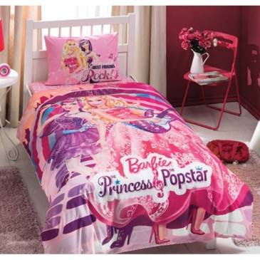 Постільна білизна Tac Disney Barbi Princess Popstars