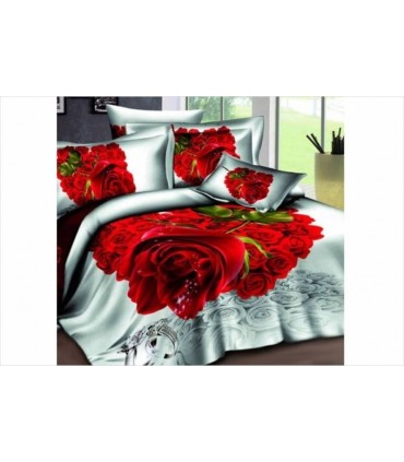 Bed linen Love You "Happiness" 3D satin