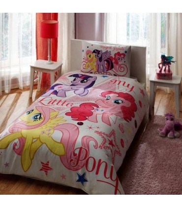 Bed sheets Tac Ranforce My Little Pony Stars