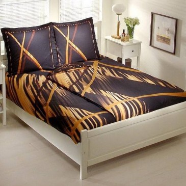 Bed linen TAC Satin VEGA gold