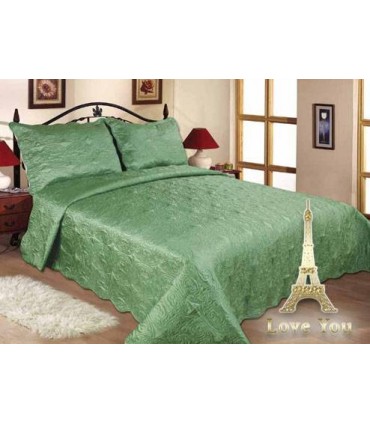 Love You Bedspread LY 11-09 green