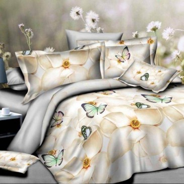 Комплект постельного белья Микрофибра 3D, Баттерфляй