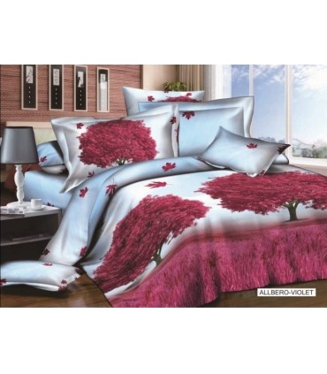 Bedding set ARYA Satin Allbero Violet