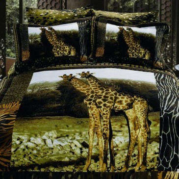 Bedding Set ARYA Satin Giraffa