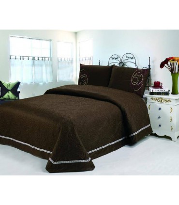 Quilted bedspread with pillowcases, 3 units BV C 0027