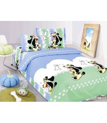 ARYA Lovely Dog printed bedding set for children