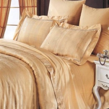 Комплект постельного белья Arya Magestic Бамбук жаккард с вышивкой Delisa