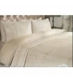 Arya Lace Ashley Beyaz bedding + bedspread