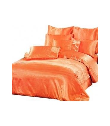 Bedding Set ARYA Silk Solid Somon - Peach