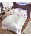 Bed sheets TAC Mako saten Natalie lilac