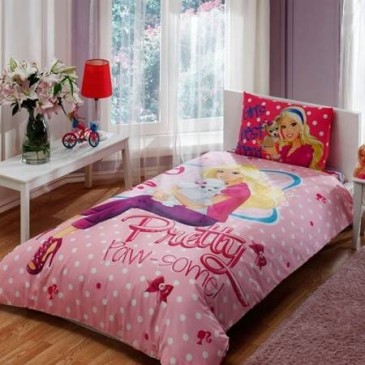 Bed sheets Tac Disney Barbie Pretty