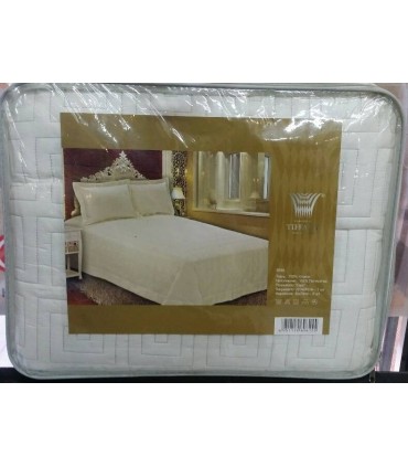 Quilted bedspread with pillowcases, TIFFANY Satin, 3 units 8096