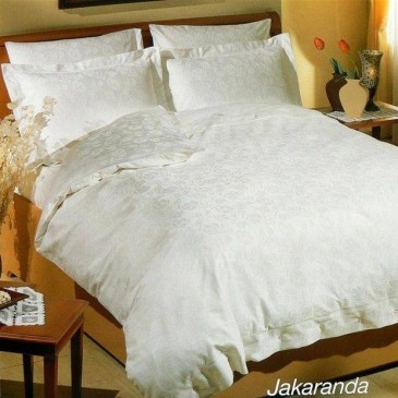 Bed sheets Tac jakar Jakaranda King beyaz