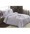 Bed sheets TAC Ranforce Clementine lila