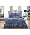 Bed linen TAC DELUX SATEN GRANT dark blue