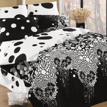 Love You sateen "Peas" bedding set