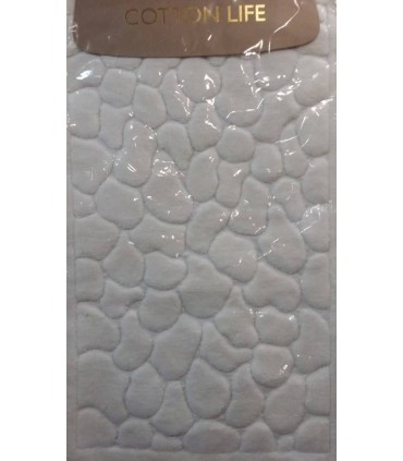 Bath mats COTTON LIFE plain (60 * 100, 60 * 50)