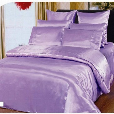ARYA bedding set Silk Plain Lila