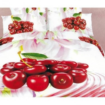 Love You sateen "Cherry" bedding set