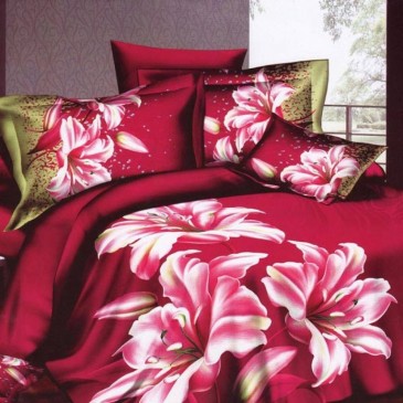 Love You sateen Magnolia bedding set