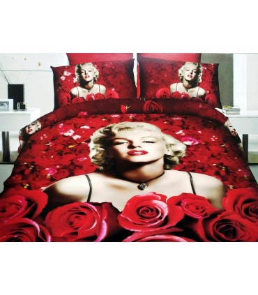 Monroe Love You Satin bedding set