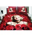 Monroe Love You Satin bedding set