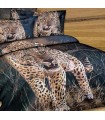 Love You sateen Cheetah bedding set