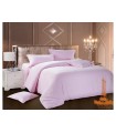 Love You Stripe bedding set light pink 7